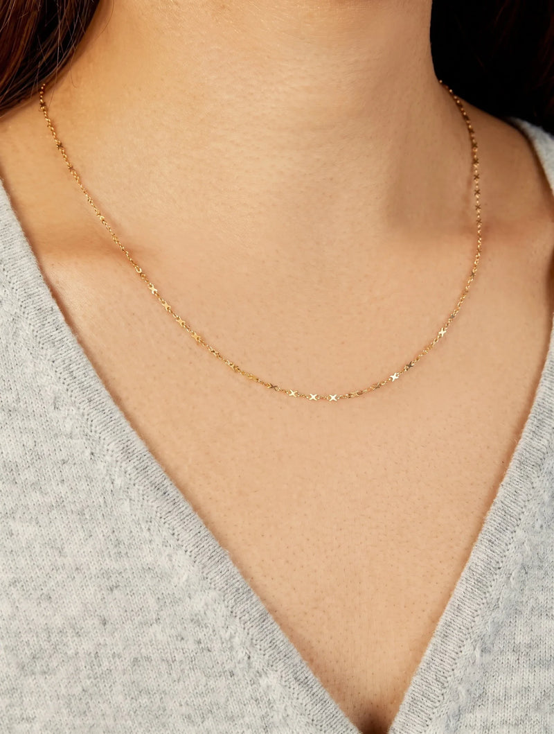 Éternité de Fontainebleau, Gold Infinity Link Necklace