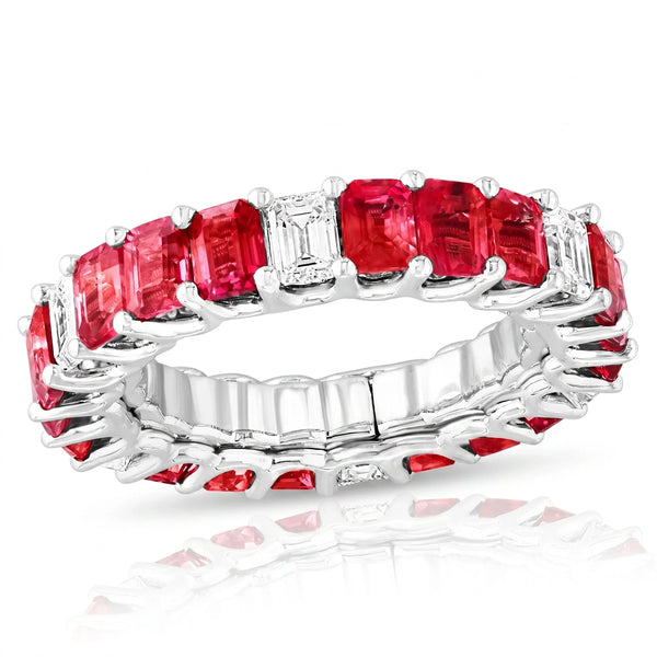 Goutte de Passion, Ruby & Diamonds Band Ring