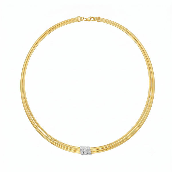Diamonds Triple-Row Necklace (17
