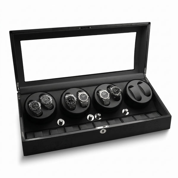 L'Écrin de Versailles, Piano Black Lacquer Watch Winder