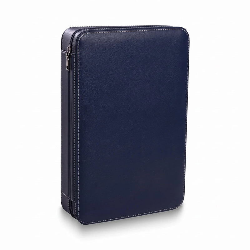 L'Étui de Versailles, Royal Blue Leather Travel Case
