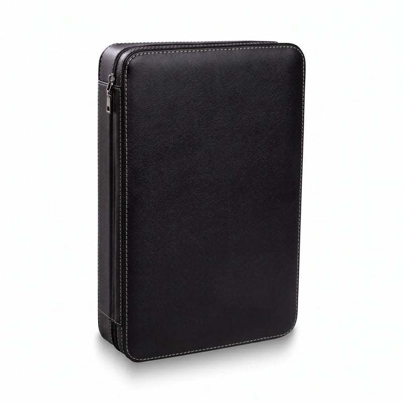 Velours de Tuileries, Leather Timepiece & Eyewear Organizer