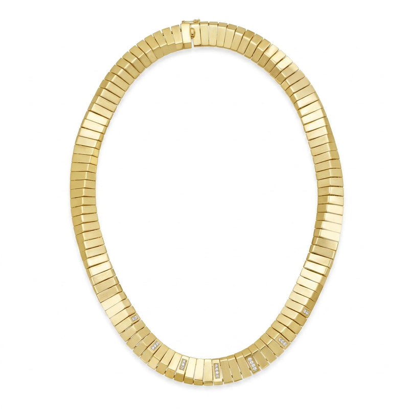 Rayon de Place Vendôme, Gold Diamond Articulated Collar