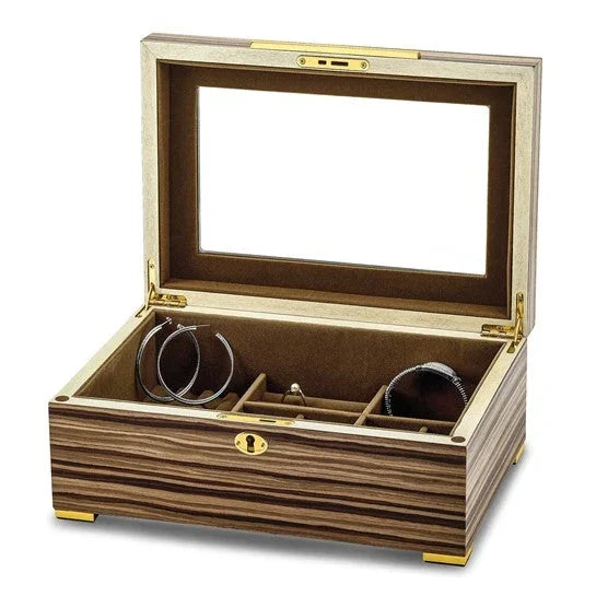 L'Éclat de Biarritz, Wood & Brass Watch Display Case