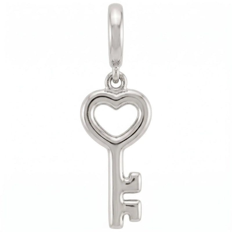 La Clé de Mon Coeur, Gold Heart Key Charm