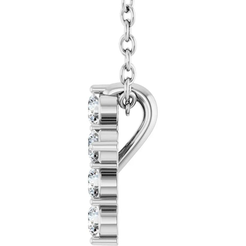 Rayon Divin du Mont-Saint-Michel, Diamond Cross Necklace