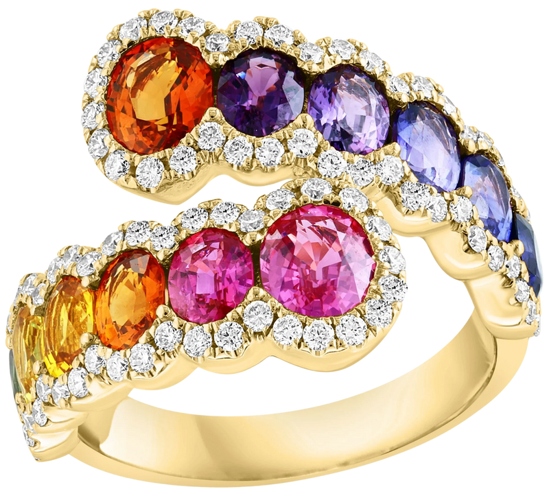 Mosaïque Rainbow ring