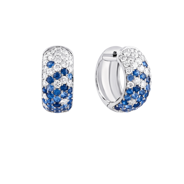 Éclat d'Azur, Sapphire & Diamonds Earrings