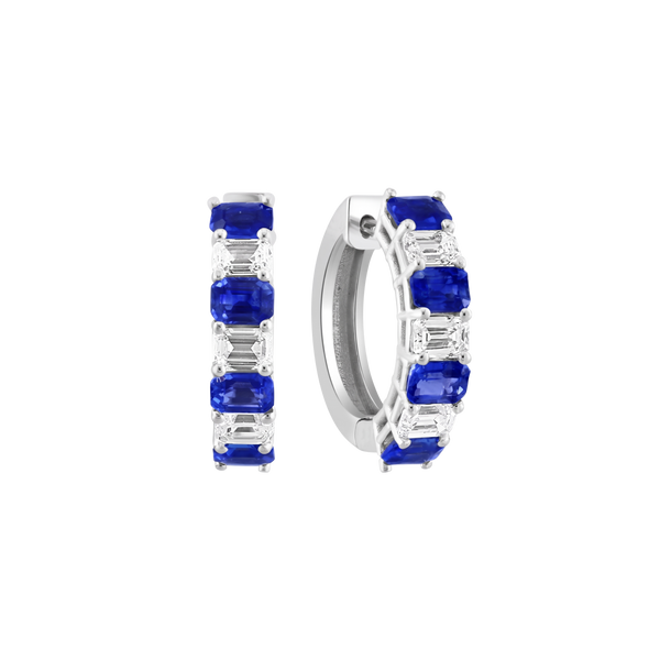 Azur de Bagatelle, Sapphire & Diamonds Earrings