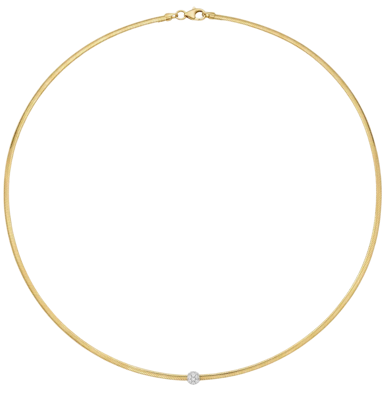 Étincelle de Versailles, Two-Tone Gold Diamond Necklace