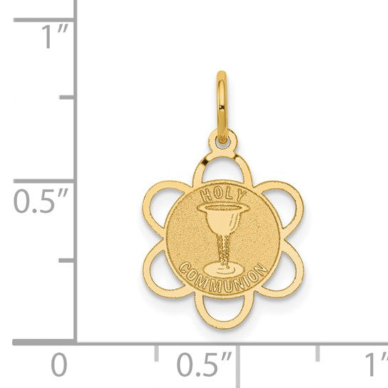 La Grâce de Sacré-Cœur, 14K Gold Holy Communion Pendant