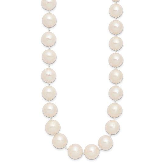 White Freshwater Cultured Pearl 11–12mm Necklace