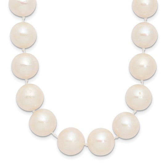 White Freshwater Cultured Pearl 11–12mm Necklace