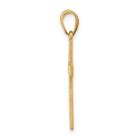 La Simple Croix, Gold Cross Pendant