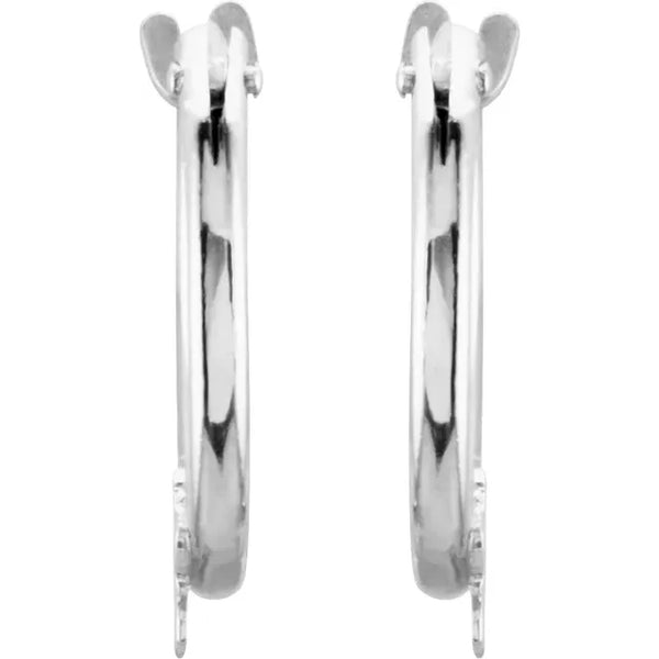L'Étoile du Palais Royal, White Gold Star Hoop Earrings
