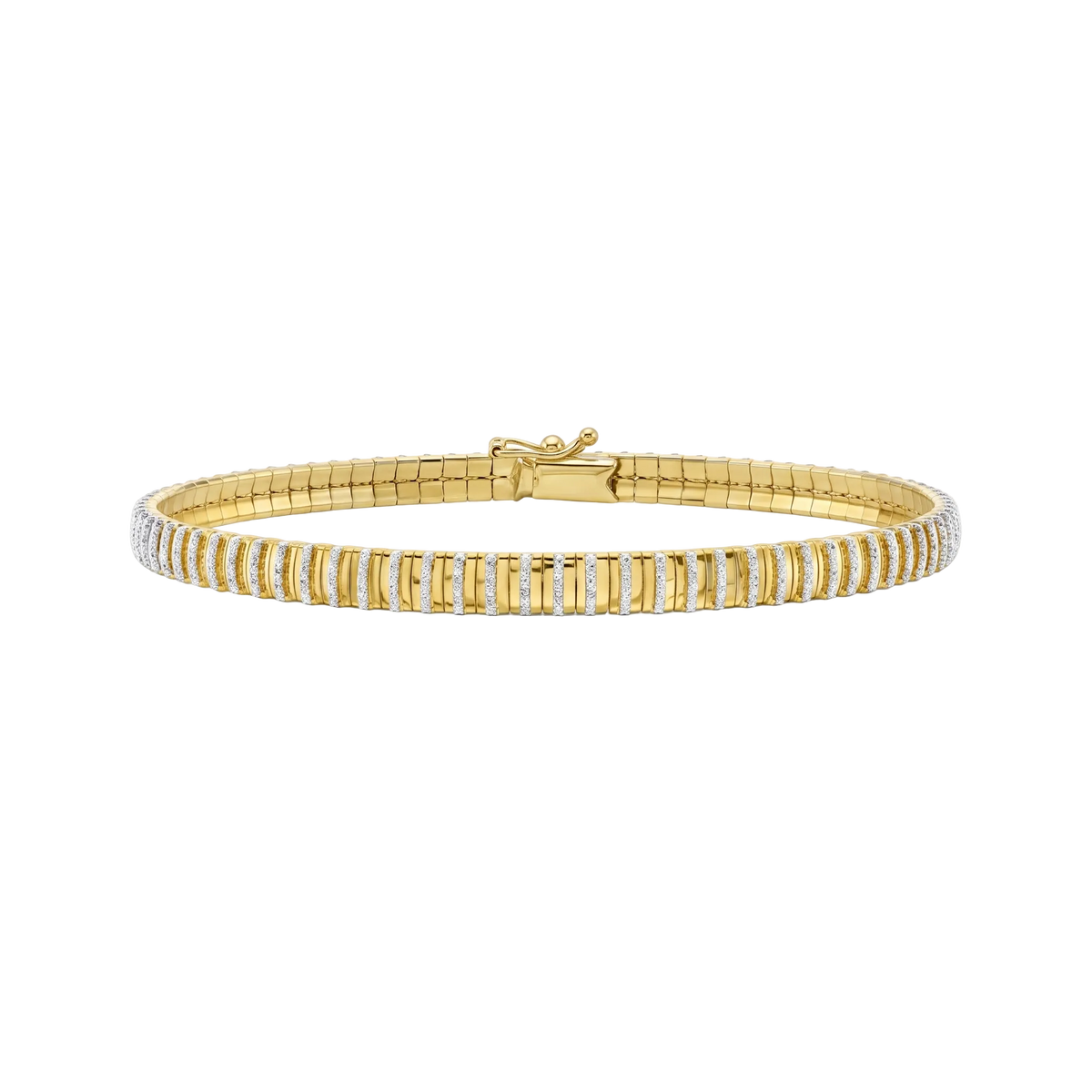 Reflet de la Côte d'Azur, Two-Tone Gold Diamond Bracelet