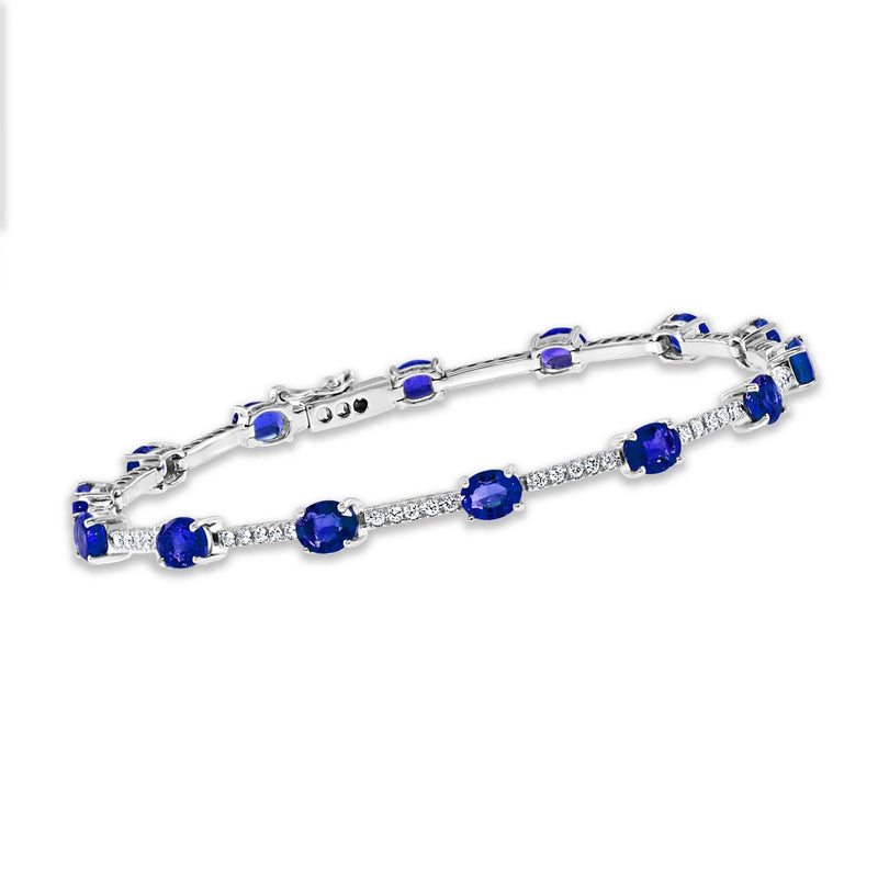 Le Bleu Giverny, Sapphire & Diamonds Bracelet