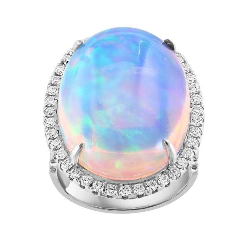 L'Ouverture de Bal, Opal & Diamonds Ring