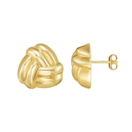 La Danse du Dimanche, Knot Gold Earrings