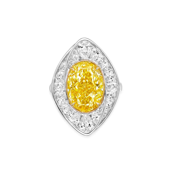 Souveraine d’Or, Natural Diamonds & Natural Fancy Yellow Diamond Ring