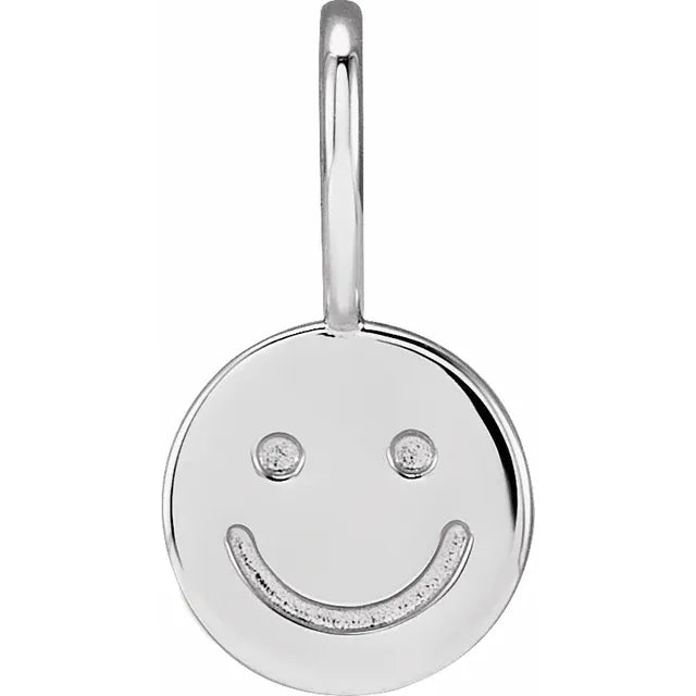 Smiley Face Charm Pendant