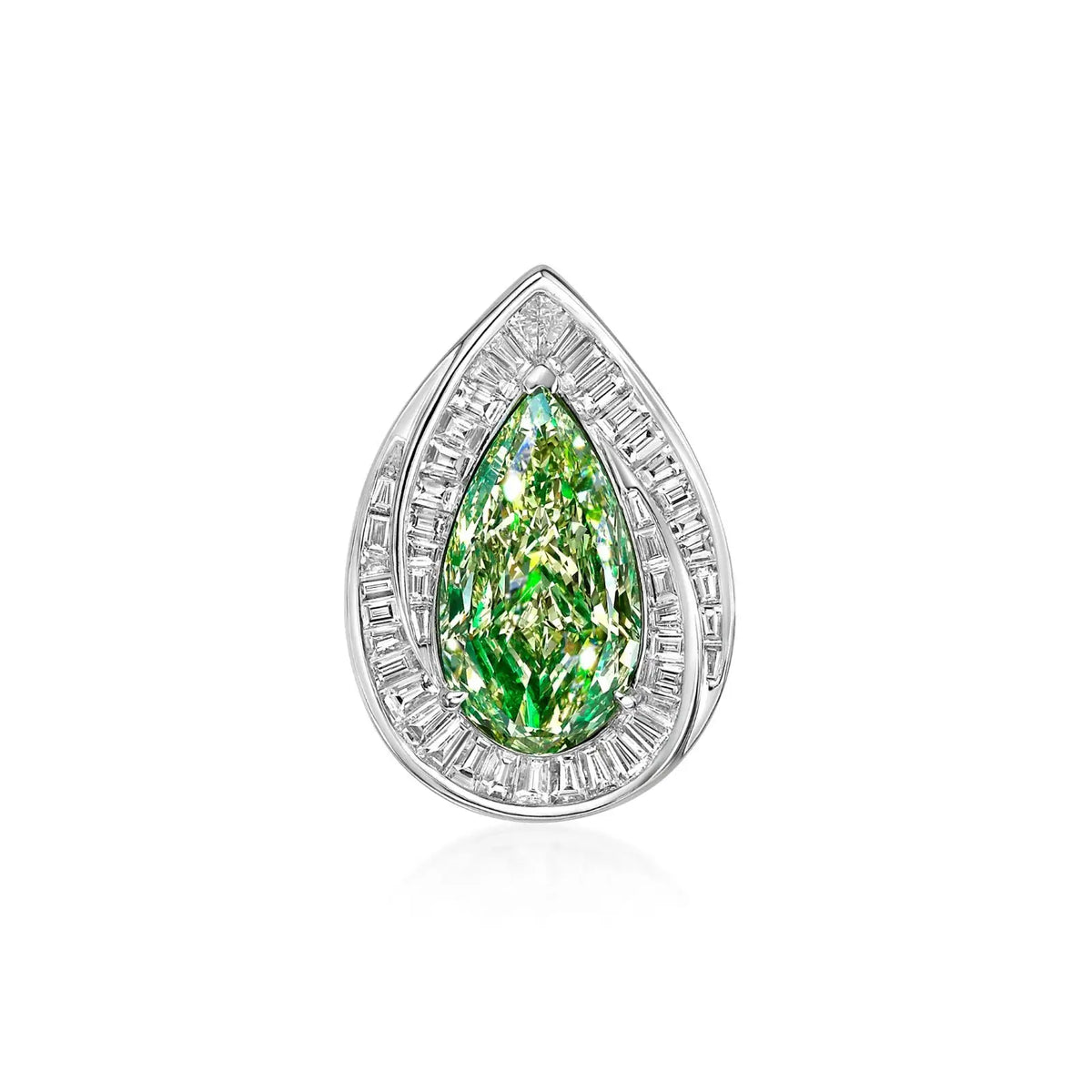 Secret d’Eden, Natural Diamonds & Natural Fancy Green Diamond Ring