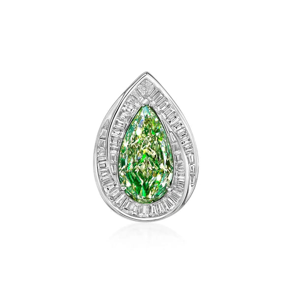 Secret d’Eden, Natural Diamonds & Natural Fancy Green Diamond Ring
