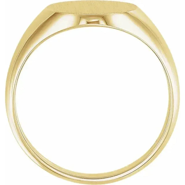 Le Soleil de Fontainebleau, Gold Oval Signet Ring