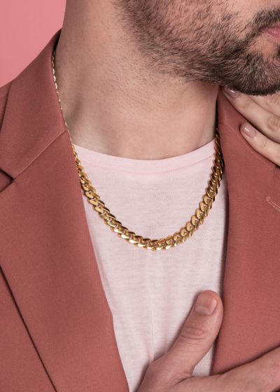 14K Yellow Gold Lite Miami Cuban Chain Necklace