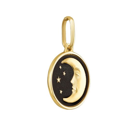 Reversible Sun & Moon Medallion Charm