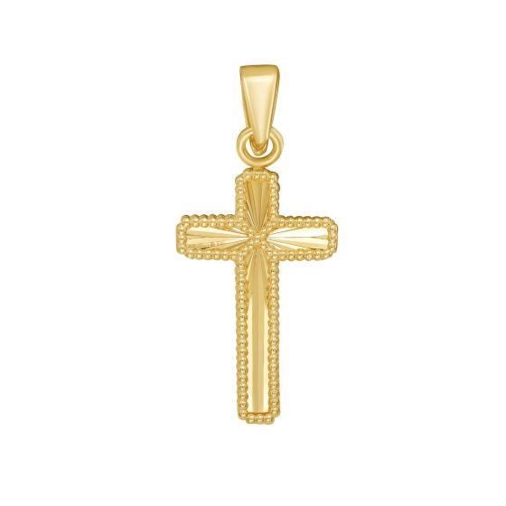 Reversible Black Onyx Cross Pendant