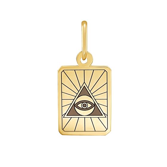 Eye of Providence Tarot Card Charm