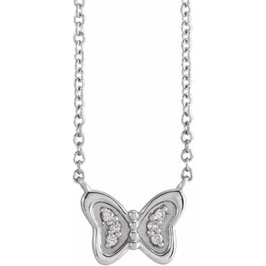 14K white gold