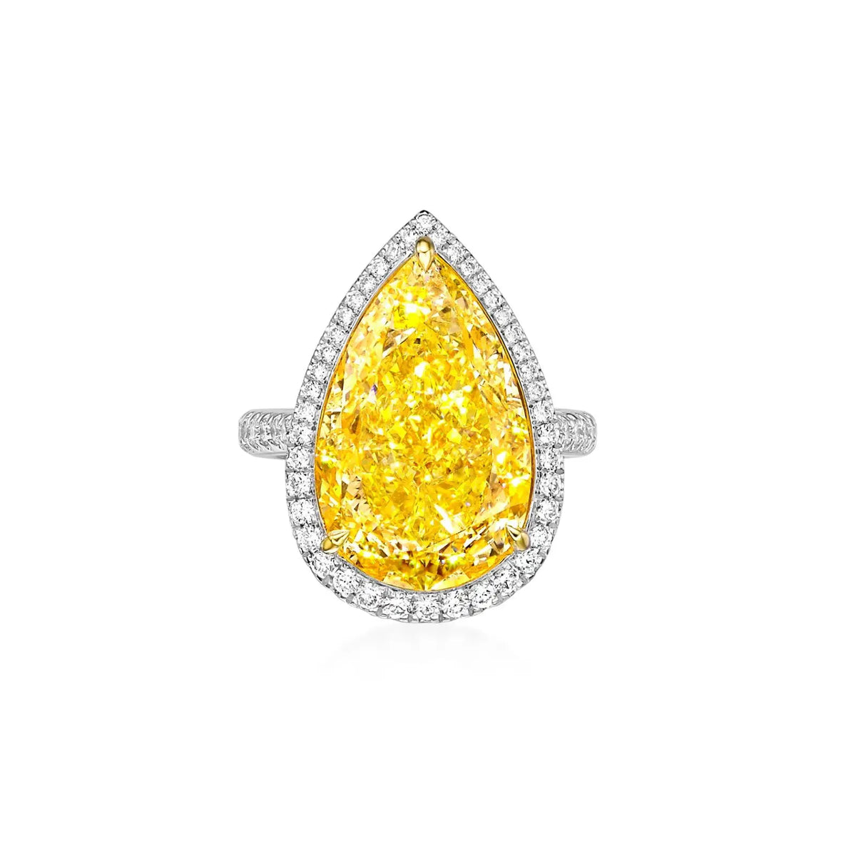 Le Soleil de Midi, Natural Diamonds & Fancy Yellow Diamonds