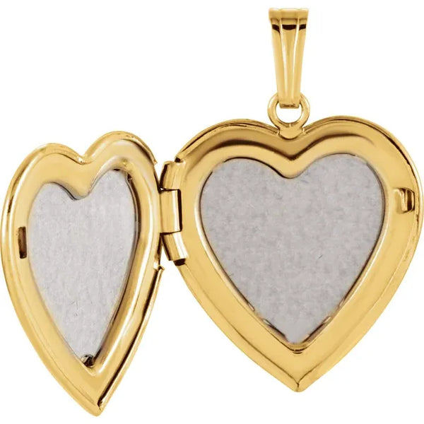 Natural Diamond Heart Locket
