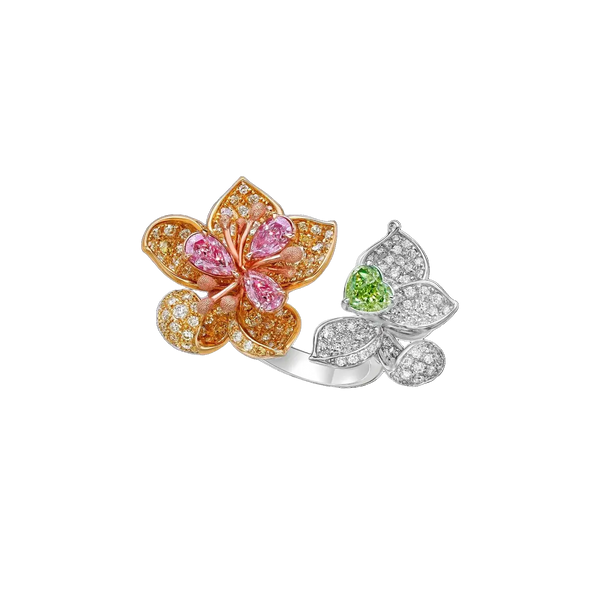 Les Fleurs de Printemps, Natural Diamonds and Natural Fancy Color