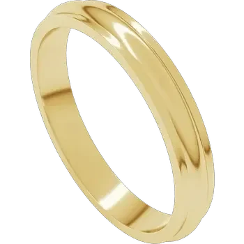 Reflet de Biarritz, Platinum Stepped Half Band Ring