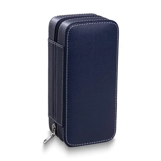 L'Étui de Montmartre, Blue Leather Watch Travel Case